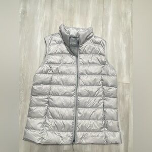 Eddie Bauer Metallic Gray Vest